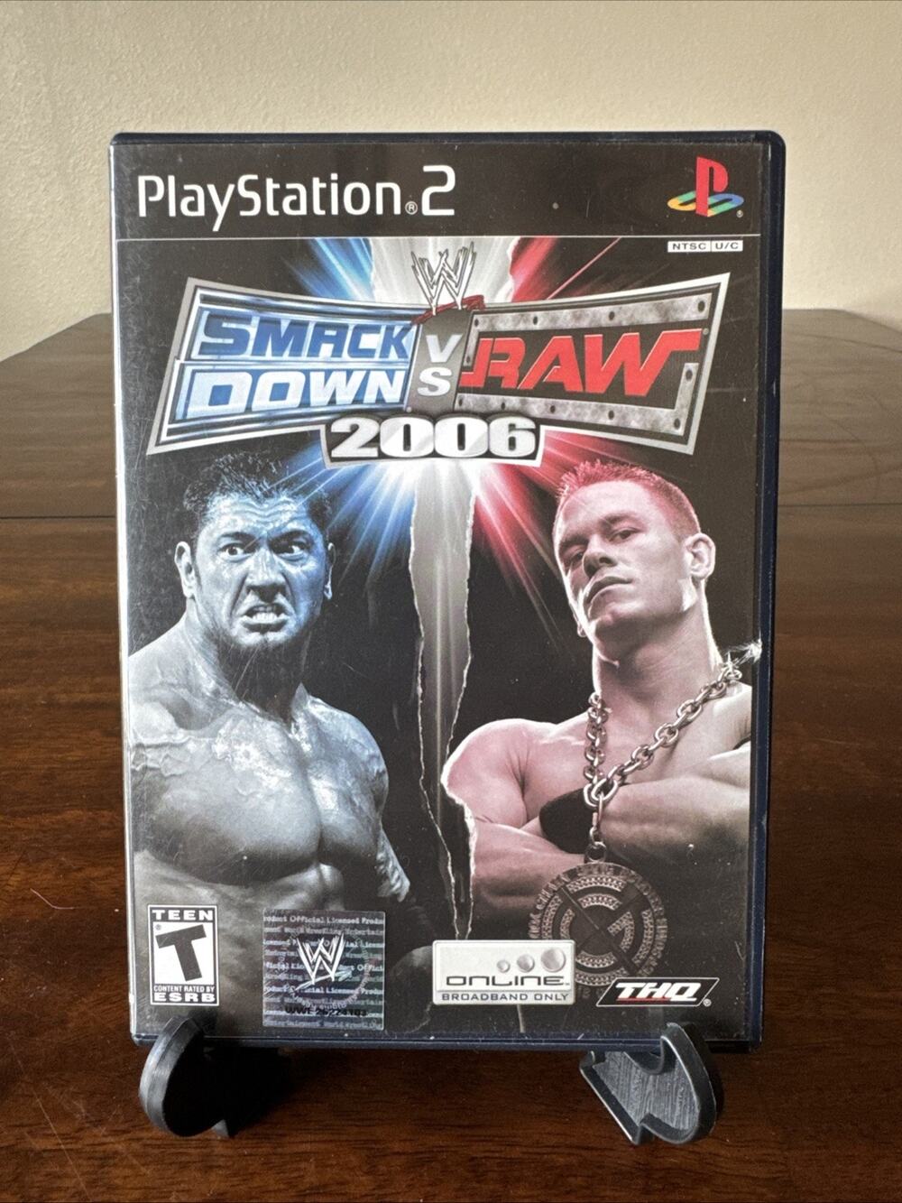WWE SmackDown vs Raw 2006 PS2 Sony Wrestling Sports Video Game CIB Complete